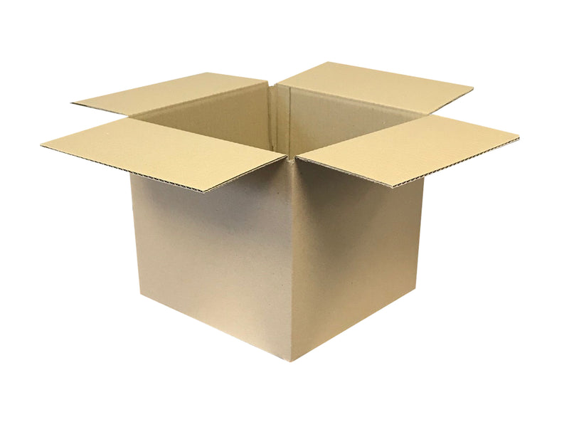 New Plain Strong Single Wall Box - 225mm x 225mm x 205mm