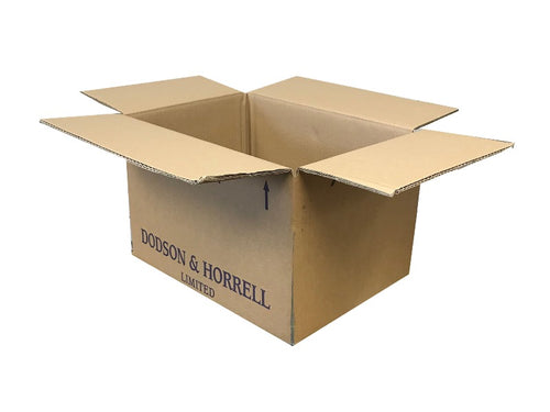 New Printed Strong Double Wall Box - 380mm x 265mm x 235mm