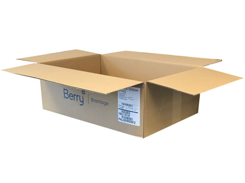 Used Printed Strong Single Wall Box - 585mm x 385mm x 200mm