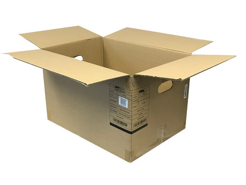 Used Printed Strong Single Wall Box - 485mm x 345mm x 305mm