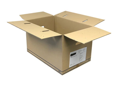 Used Printed Strong Single Wall Box - 570mm x 375mm x 345mm