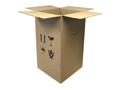 New Printed Strong Double Wall Box - 380mm x 380mm x 690mm