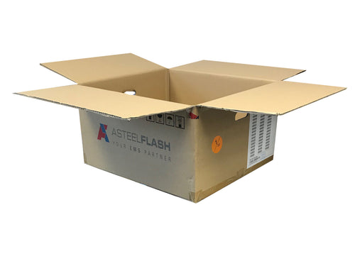 Used Printed Strong Double Wall Box - 580mm x 530mm x 310mm