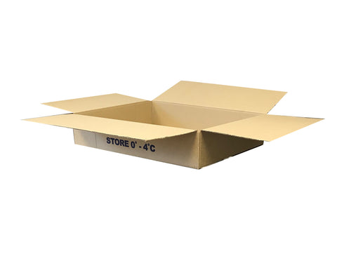 New Printed Single Wall Box - 427mm x 336mm x 85mm