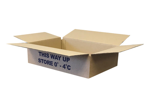 New Printed Strong Single Wall Box - 307mm x 209mm x 78mm
