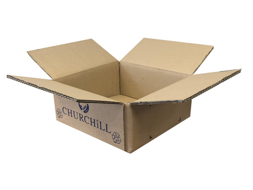 New Printed Strong Double Wall Boxes - 210mm x 210mm x 85mm
