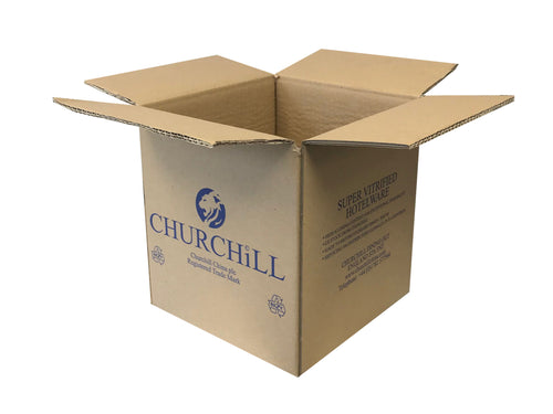 New Printed Strong Double Wall Boxes - 231mm x 222mm x 245mm
