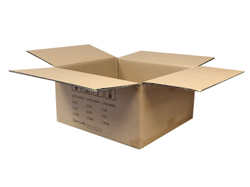 Used Printed Strong Double Wall Boxes - 415mm x 380mm x 210mm