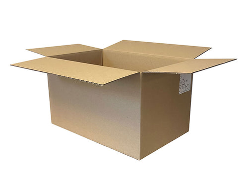 Used Plain Strong Single Wall Box - 580mm x 380mm x 337mm