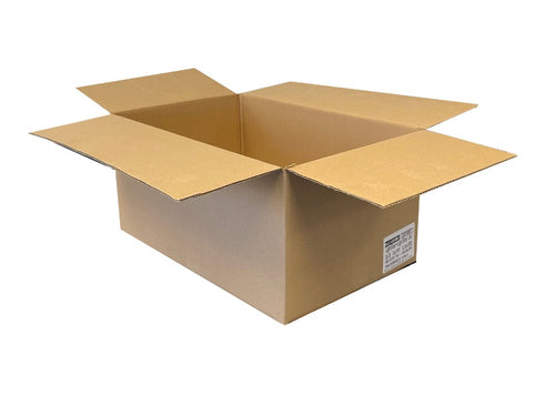Used Plain Strong Single Wall Box - 580mm x 370mm x 275mm