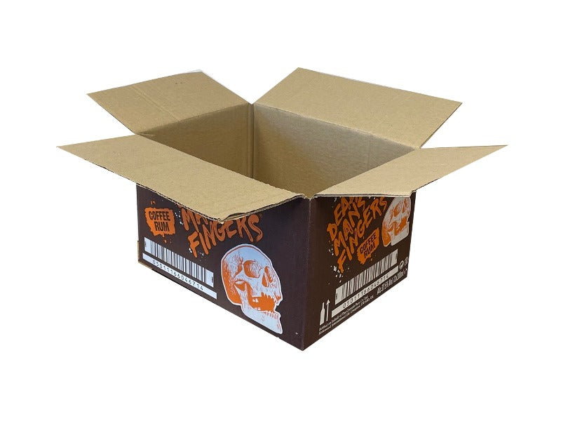coffee print cardboard box