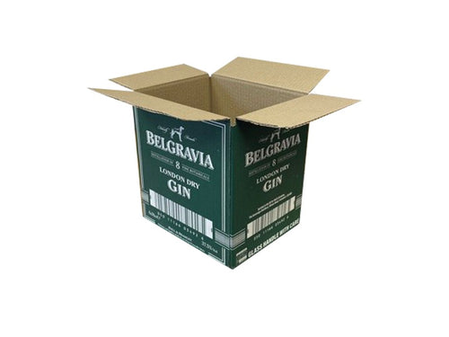 New Printed Single Wall Box - 210mm x 170mm x 250mm