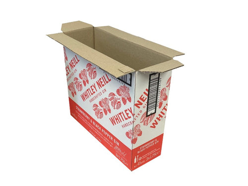 New Printed Single Wall Box - 340mm x 120mm x 320mm