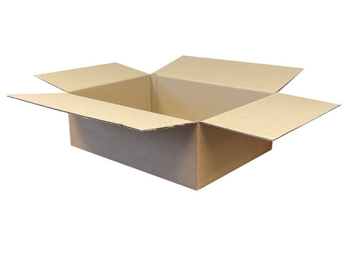 New Plain Strong Single Wall Box - 496mm x 370mm x 168mm