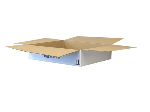 New Printed Strong Single Wall Box - 400mm x 330mm x 85mm