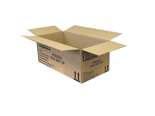 New Printed Strong Single Wall Box - 385mm x 196mm x 157mm