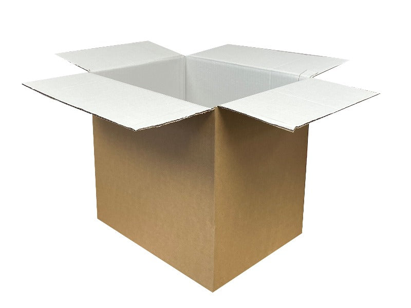 cardboard box with white inside