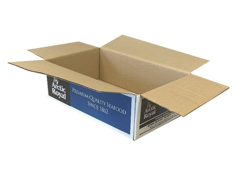 New Printed Strong Single Wall Box - 300mm x 185mm x 100mm