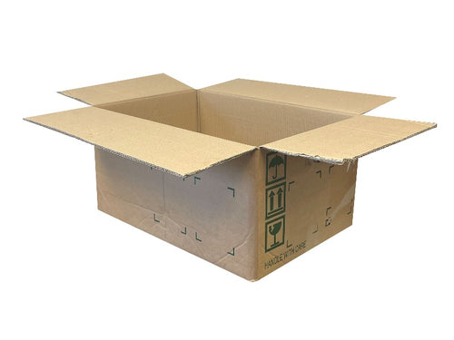 Used Printed Strong Double Wall Box - 570mm x 380mm x 280mm