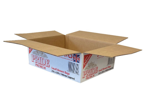 New Printed Strong Single Wall Box - 385mm x 292mm x 138mm