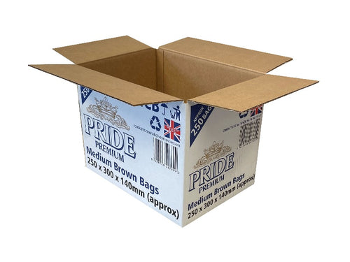 New Printed Strong Single Wall Box - 320mm x 235mm x 254mm