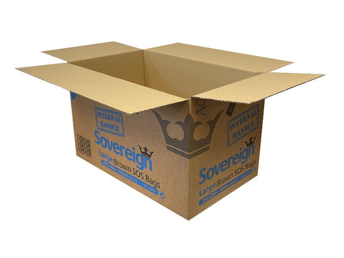 New Printed Strong Single Wall Box - 534mm x 320mm x 320mm