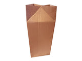 folding flaps on a box