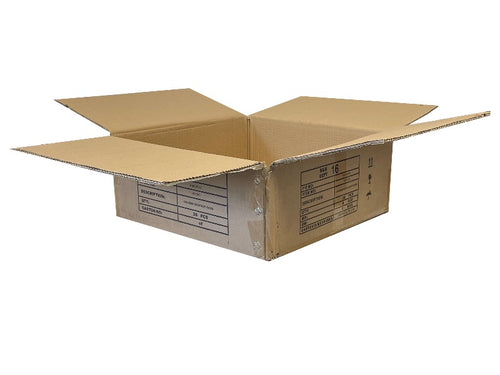 Used Printed Strong Double Wall Box - 490mm x 490mm x 190mm