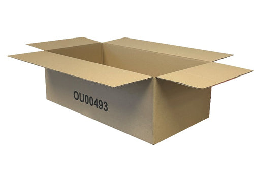 New Printed Single Wall Box - 590mm x 300mm x 195mm