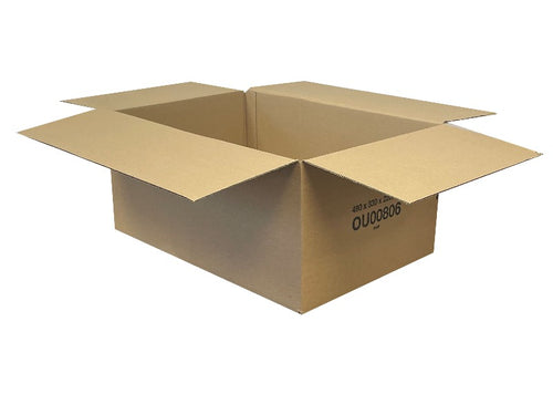 New Printed Single Wall Box - 490mm x 330mm x 220mm