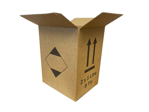 New Printed Single Wall Box - 225mm x 180mm x 290mm