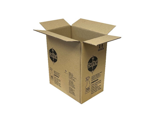 New Printed Single Wall Box - 225mm x 145mm x 270mm