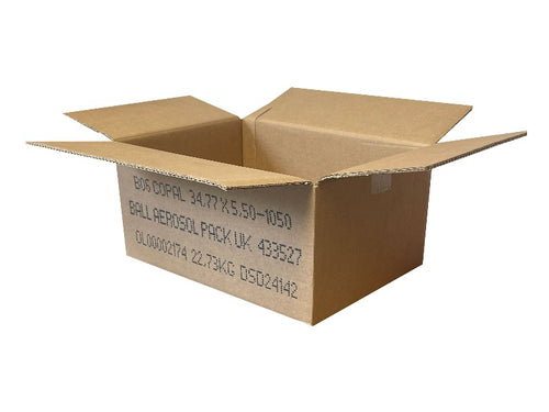 Used Printed Strong Double Wall Box - 380mm x 280mm x 165mm