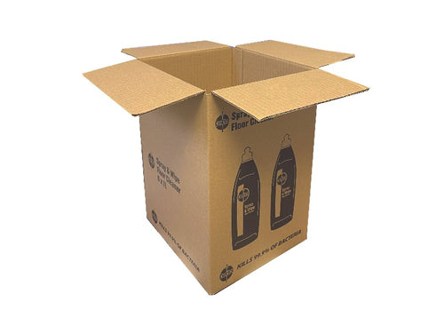 New Printed Strong Single Wall Box - 218mm x 192mm x 293mm