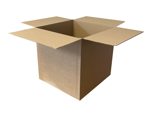 New Plain Strong Single Wall Box - 340mm x 340mm x 340mm