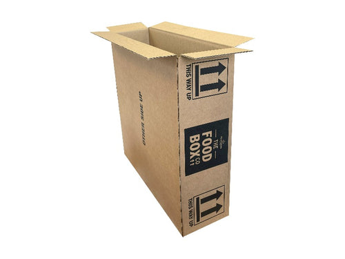New Printed Strong Single Wall Box - 420mm x 129mm x 420mm