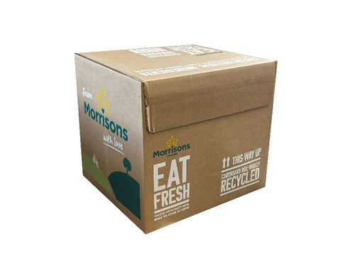 New Printed Strong Single Wall Box - 350mm x 320mm x 320mm