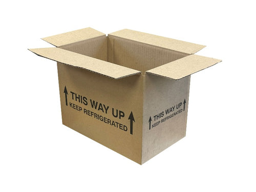 New Printed Single Wall Box - 250mm x 155mm x 200mm