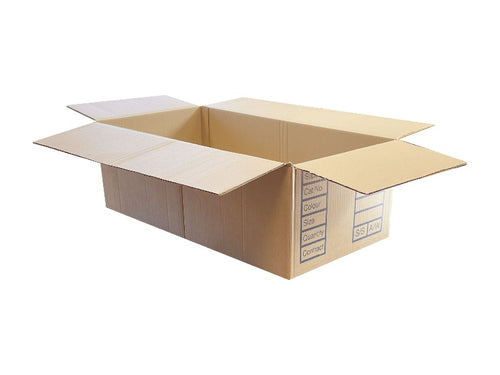 New Printed Single Wall Box - 595mm x 300mm x 185mm