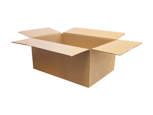 New Plain Strong Single Wall Box - 365mm x 247mm x 164mm