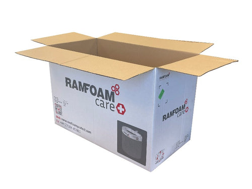 Used Printed Strong Single Wall Box - 790mm x 390mm x 520mm