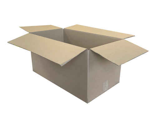 Used Plain Single Wall Box - 593mm x 330mm x 295mm