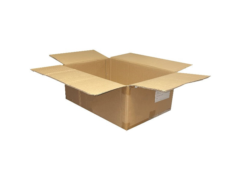 shallow cardboard box used