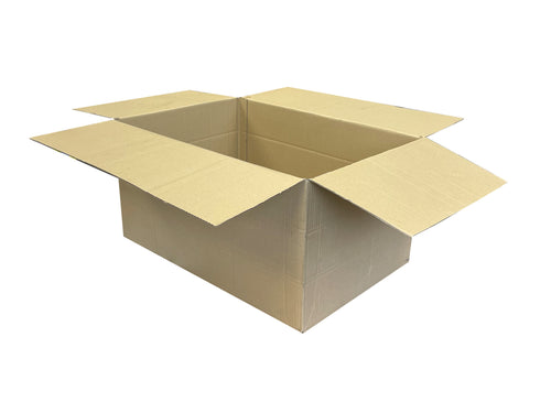 Used Plain Single Wall Box - 590mm x 405mm x 290mm