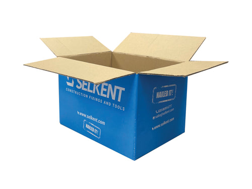 New Printed Strong Double Wall Box - 360mm x 250mm x 230mm