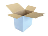 boxes with white exterior and kraft brown interior