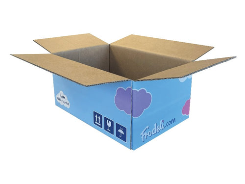 New Printed Strong Double Wall Box - 460mm x 320mm x 220mm