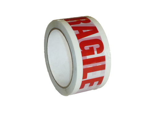 50mm X 66m 'Fragile' Tape - 66000mm x 50mm