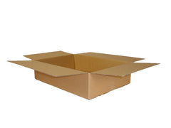 rectangular and shallow cardboard box