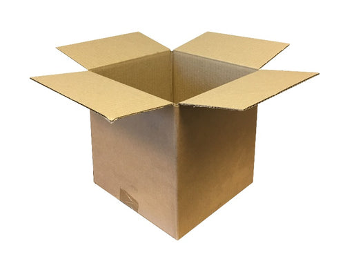 New Plain Single Wall Box - 203mm x 203mm x 203mm